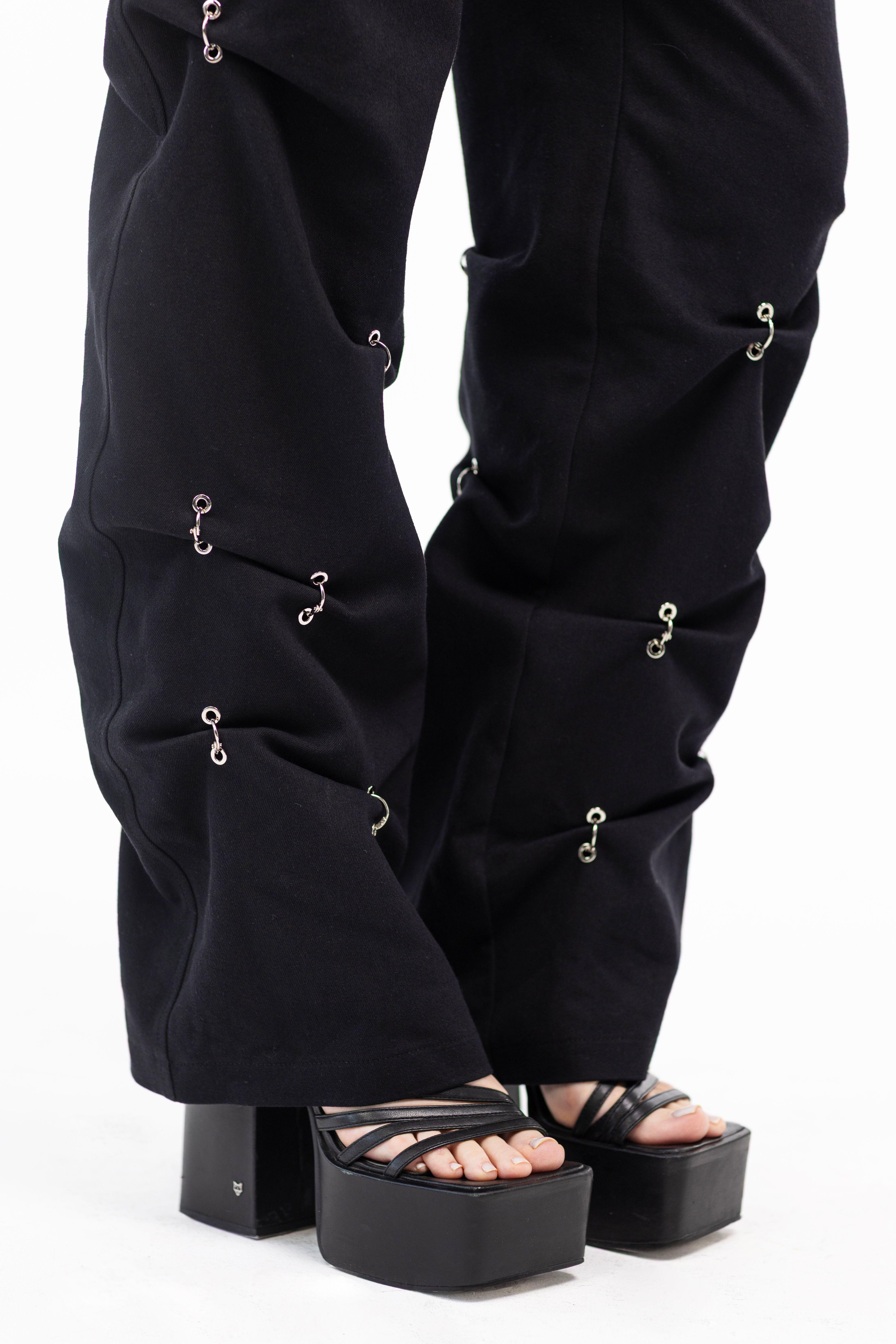 Брюки PIERCING чёрные SKVO — A72 A7188