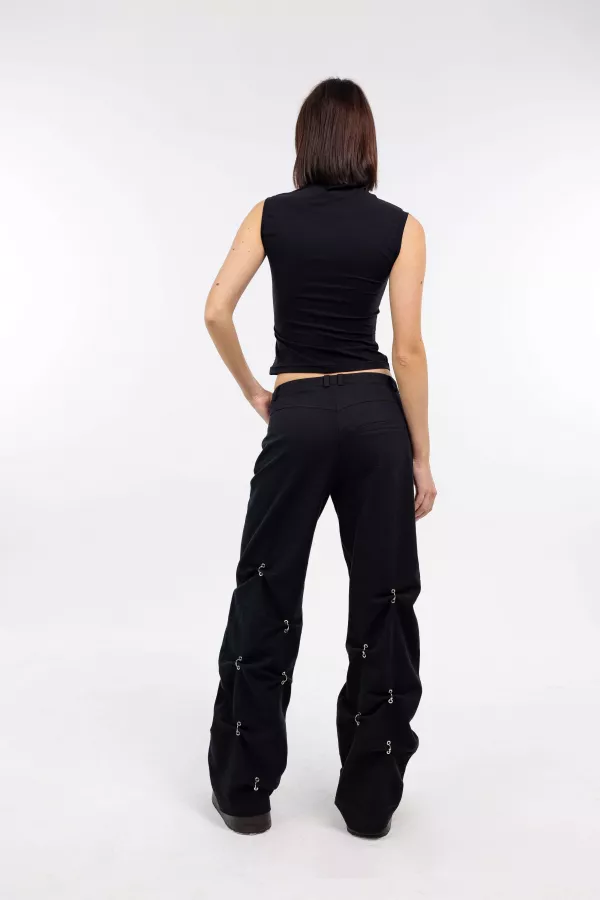 Брюки PIERCING чёрные SKVO
